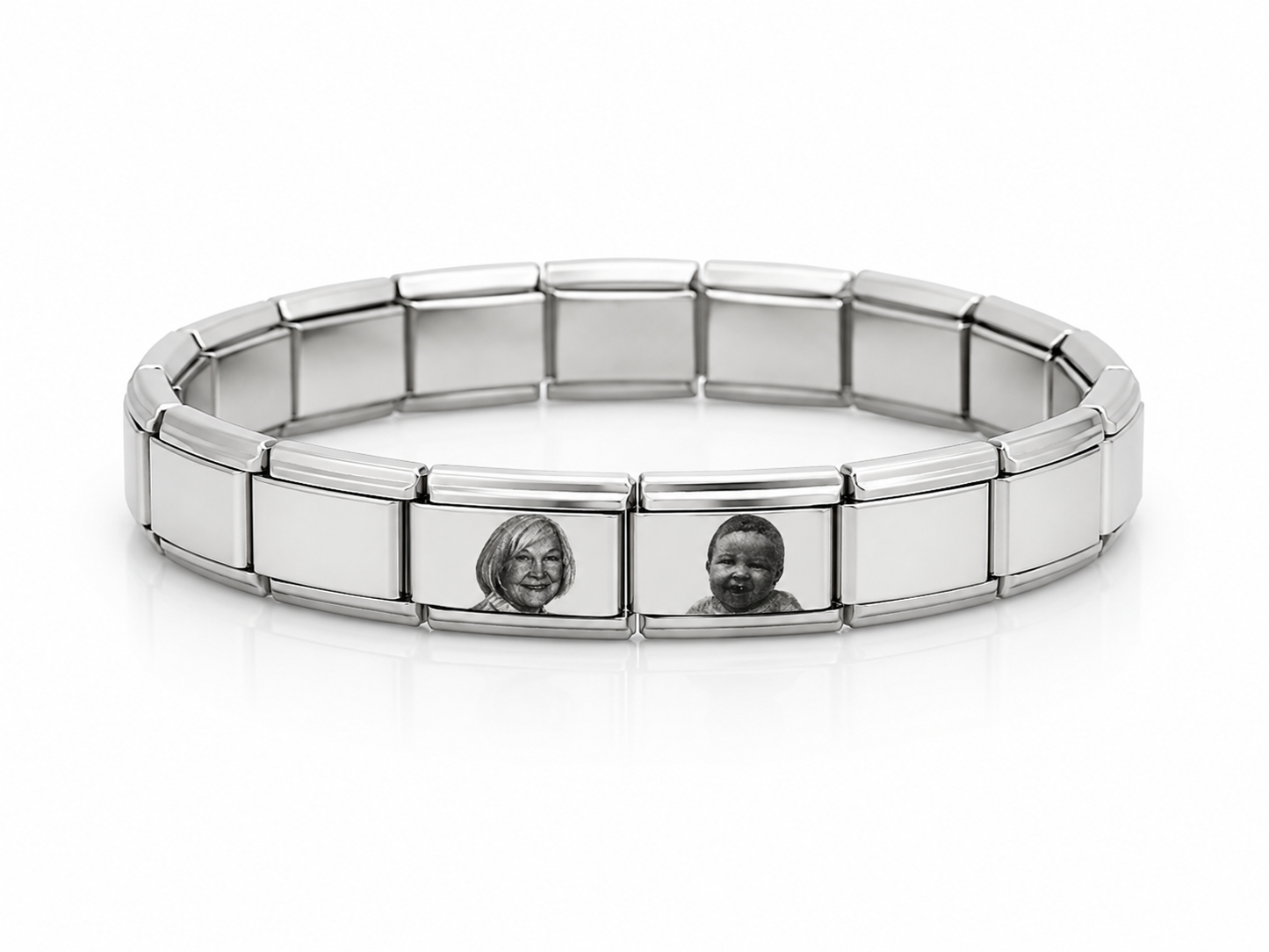 custom photo engraved italian charms