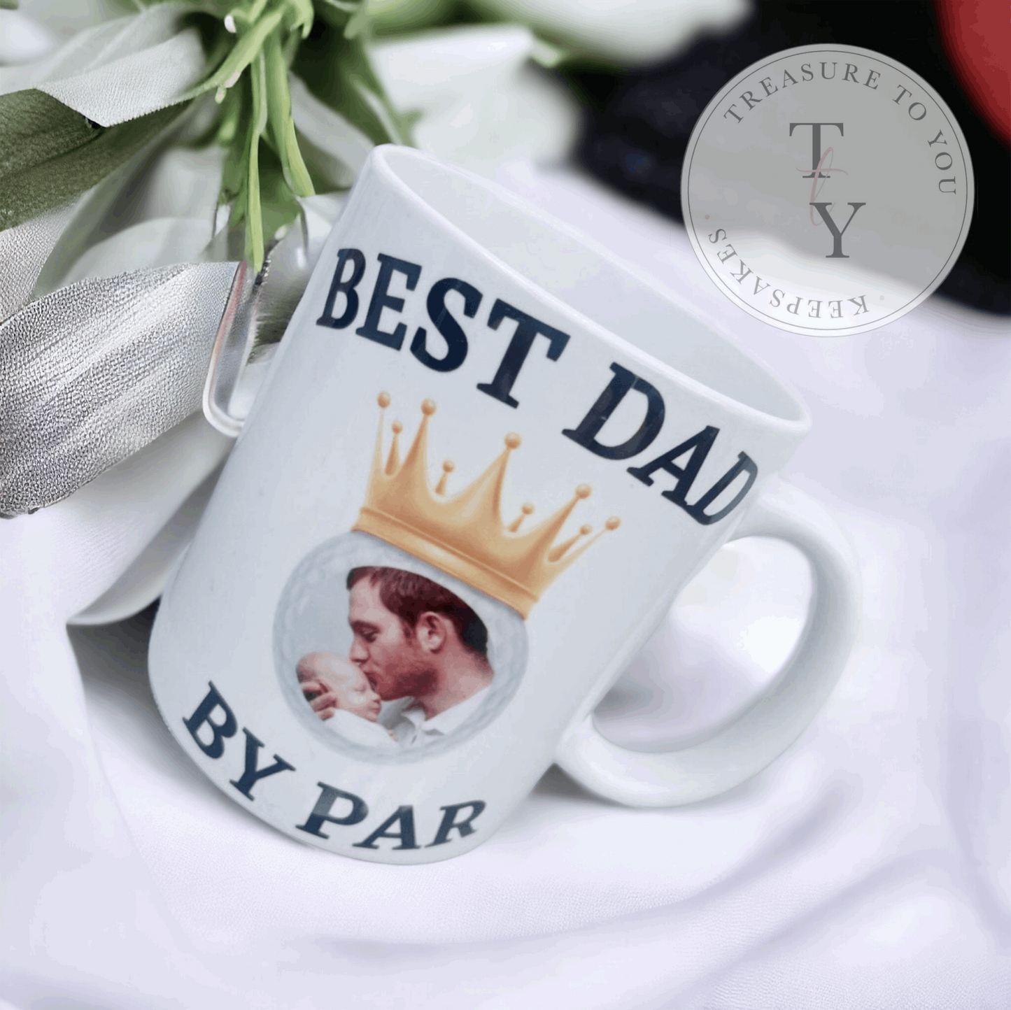 Best dad by par 11oz mug