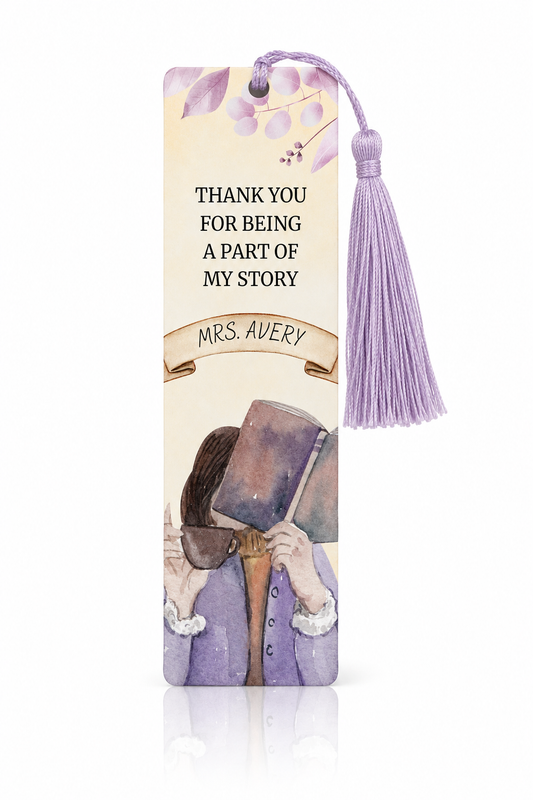 Personalised teacher bookmark