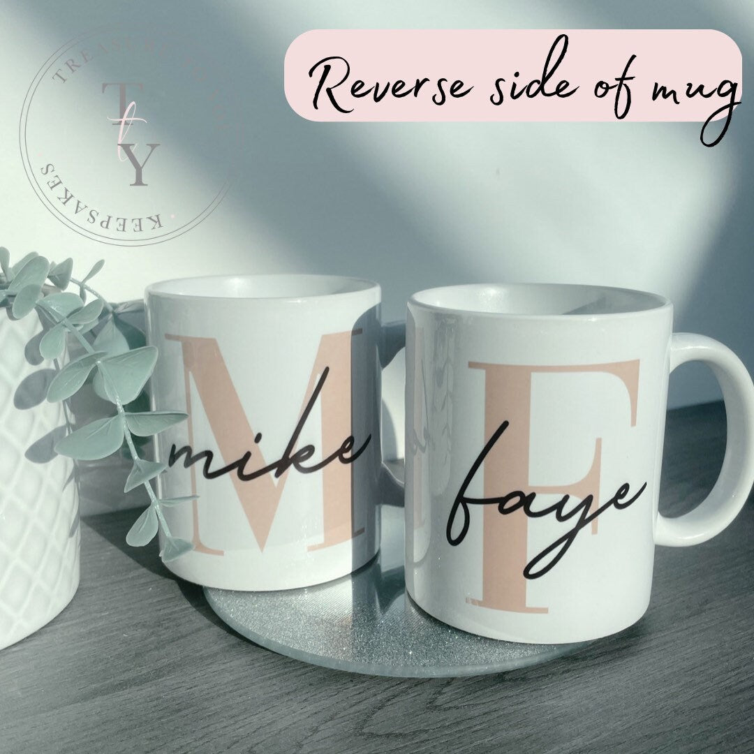 Home sweet home personalised mugs