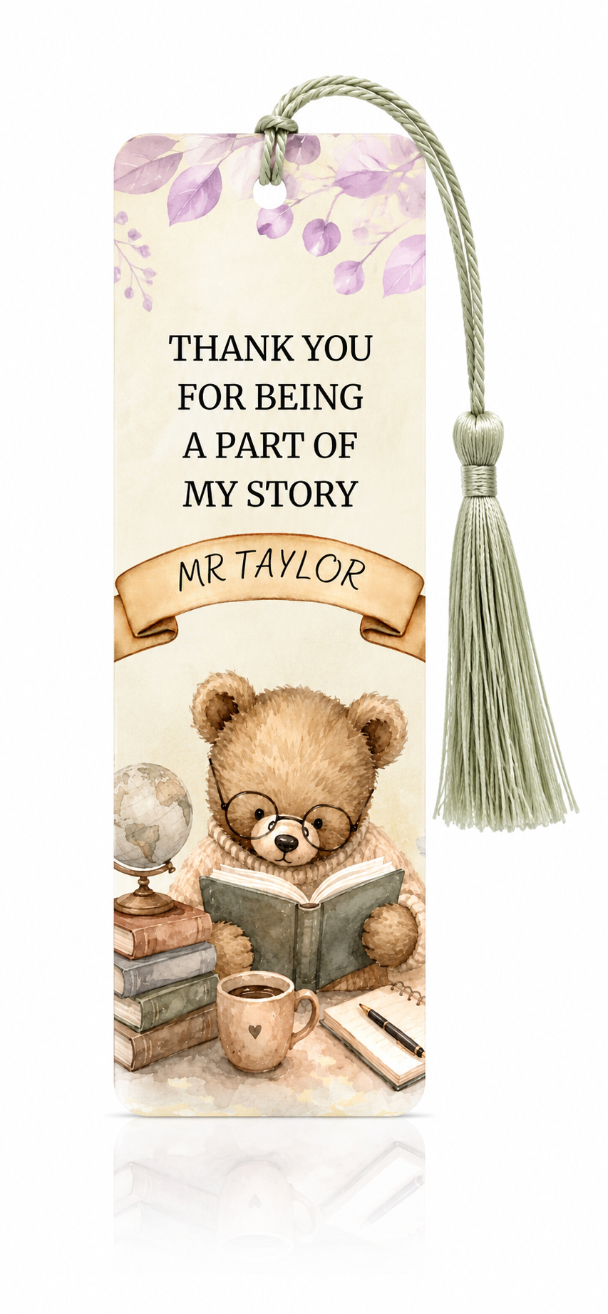 Personalised Teacher Bookmark