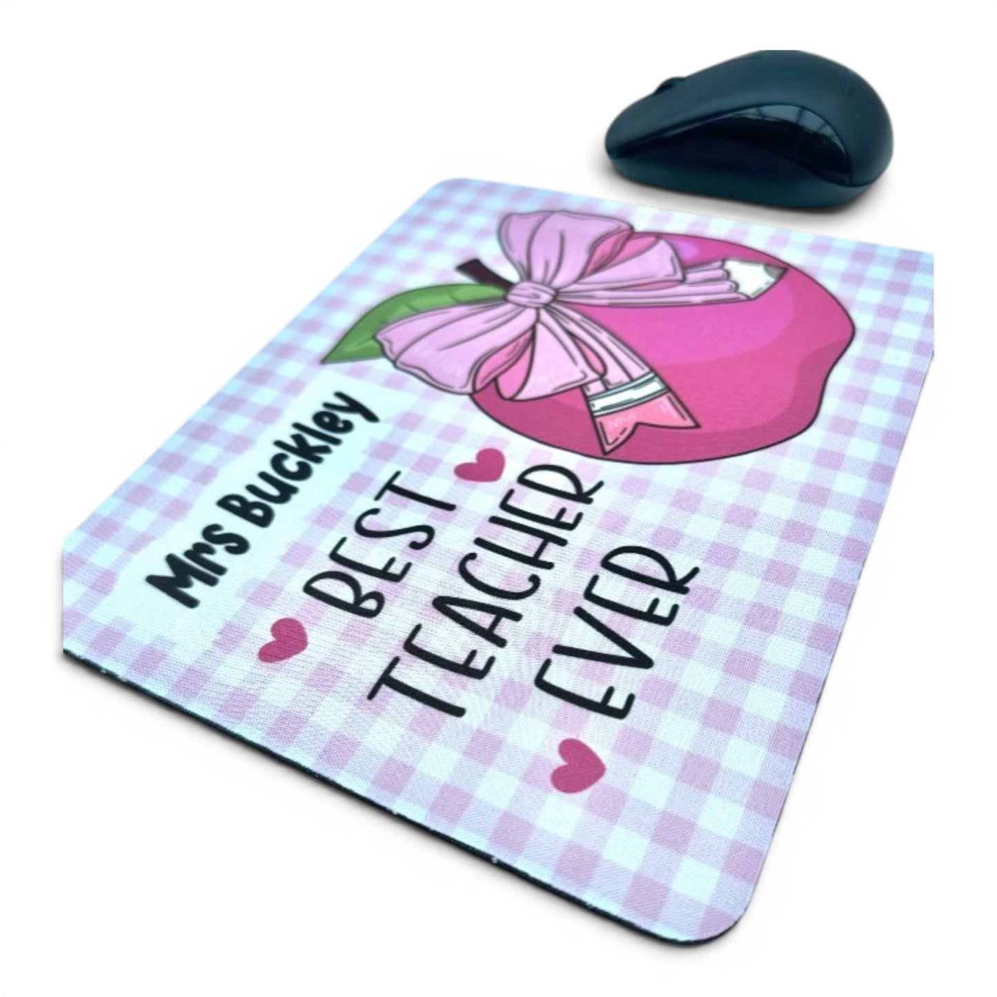 Personalised teacher mouse mat 2 DESIGNS